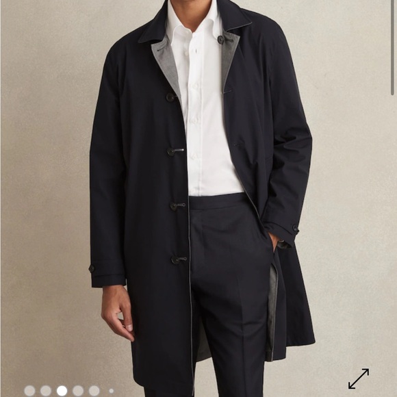 Reiss Other - Reiss Men’s VITAL
REVERSIBLE MID-LENGTH COAT IN NAVY/GREY